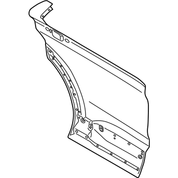 Ford LC5Z-7824700-A PANEL ASY - DOOR - OUTER