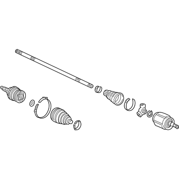 Acura 44305-SZ3-950 Driveshaft Assembly, Passenger Side