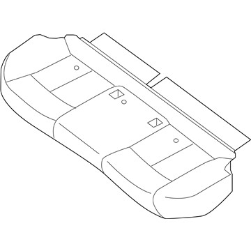 Nissan 88300-3YU0B Cushion Assy-Rear Seat