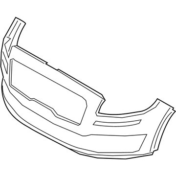 Ford KA1Z-17D957-BAPTM Bumper Cover