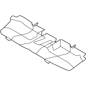 Hyundai 89110-3Y000 Frame Assembly-Rear Seat Cushion