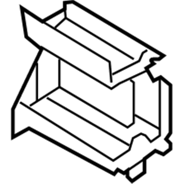 Hyundai 97258-3K000 Insulation-Heater Lower