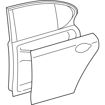 Lexus 67003-30651 Panel Sub-Assembly, Rear Door