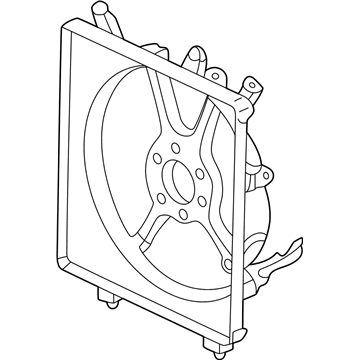 Honda 38615-PZA-005 Shroud, Air Conditioner