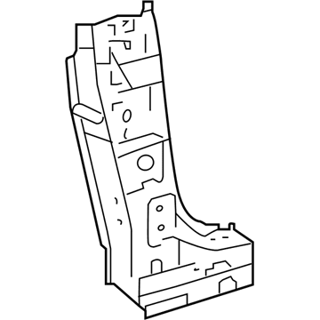 Toyota 61108-02300 Hinge Pillar Reinforcement