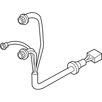 Hyundai 92490-25500 Rear Combination Holder & Wiring