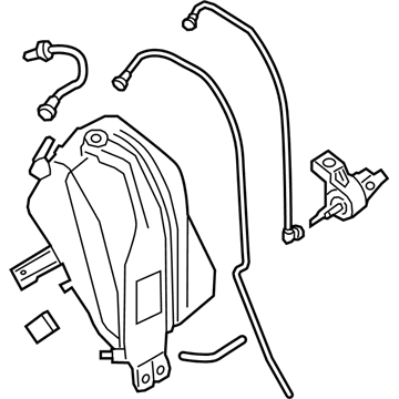 BMW 16-19-7-299-364 Scr Reservoir, Passive