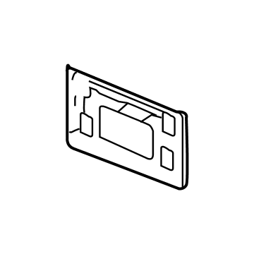 Honda 71180-TG7-A50 Base, Front License Plate