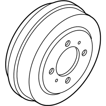 Nissan 43206-3SG0C Drum-Brake