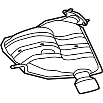 Mopar 5147124AL Resonator-Exhaust