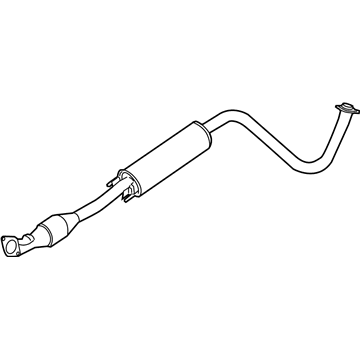 Nissan 20300-ET81A MUFFLER Assembly-Exhaust, Sub