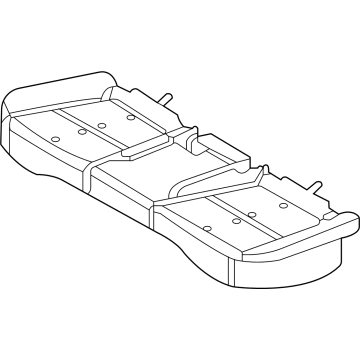 Hyundai 89151-AB010 Pad Assembly-Rear Seat Cushion