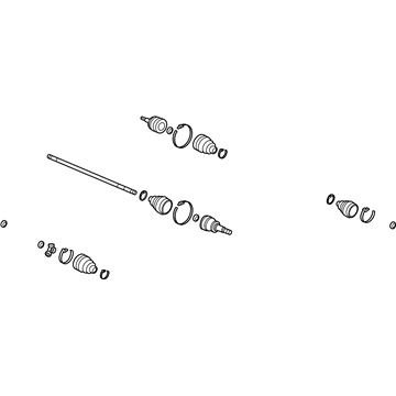 Acura 44306-STX-A01 Axle Assembly