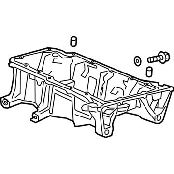 Honda 11200-5WJ-A00 Pan Assembly, Oil