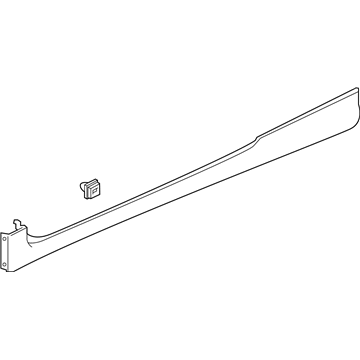 Honda 71850-TBG-A01ZA Garnish Assy., L. Side Sill *R513* (RALLYE RED)