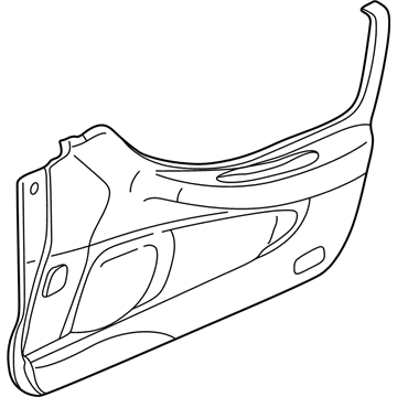 Honda 83533-S87-A11ZA Lining, R. FR. Door *B95L* (LAPIS)