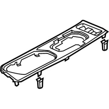 Acura 77295-TX6-A12ZC Panel Assembly, Console (Premium Black Metallic)