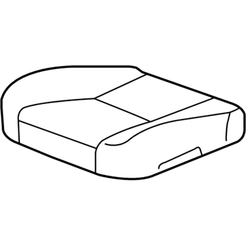 Lexus 71071-60812-A2 Front Seat Cushion Cover, Right (For Separate Type)