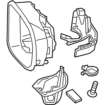 Honda 76255-TR4-C01 Housing Set, L.