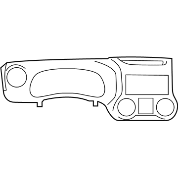 Mopar 6BR44DX9AA Pad-Instrument Cluster