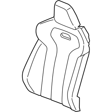 BMW 52-10-8-058-471 Upholstered Section, Sport Backrest