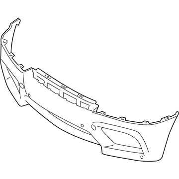 BMW 51-11-7-205-908 Panel, Bumper, Primed, Front