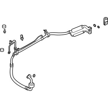 Hyundai 97775-P0000 TUBE ASSY-SUCTION & LIQUID