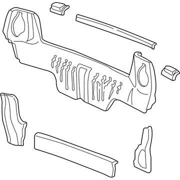 Honda 66100-S00-A10ZZ Panel, RR.