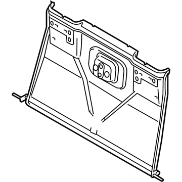 BMW 52-20-7-315-721 Backrest Frame Electrical. Fa