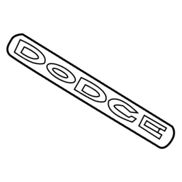 Mopar 68104034AA Nameplate