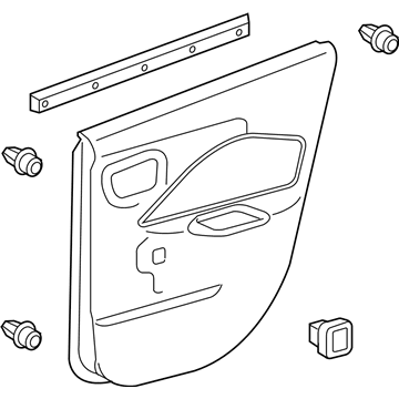 Toyota 67630-52B40-B1 Door Trim Panel