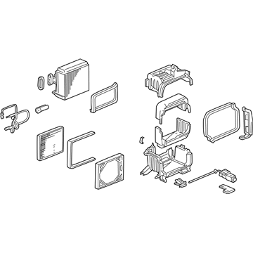 Honda 80200-S10-A00 Cooling Unit