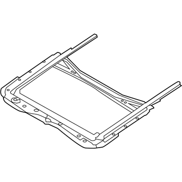 Nissan 91350-1JA1A Rail Assy-Sunroof