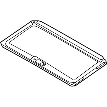 Nissan 91250-1JA1A Shade Assy-Sunroof