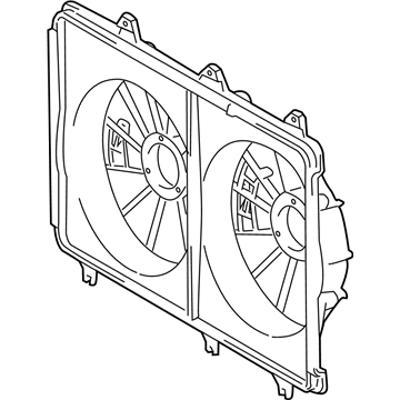 Toyota 16711-31520 Fan Shroud