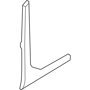 BMW 51-13-8-079-583 TRIM, AIR DUCT, SIDEWALL, LE