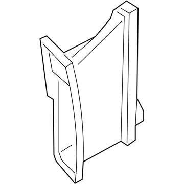 BMW 51-74-7-478-835 AIR DUCT, SIDEWALL, INNER LE