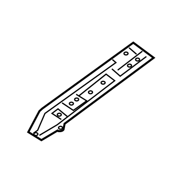 Nissan G4574-3JAMA Reinforce-Anchor Belt, Rear Floor