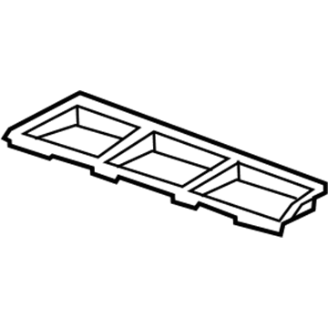 Honda 77335-SZA-A00ZA Mat, Passenger Tray *B168L* (SKYLINE BLUE)