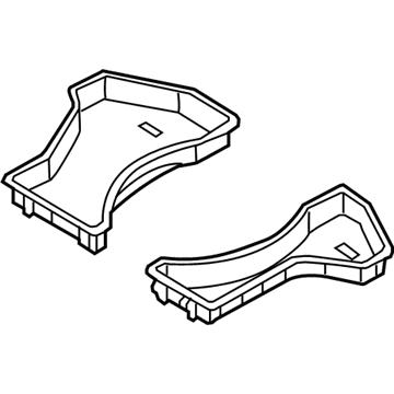 Kia 857802F500LK Tray Assembly-Luggage Side