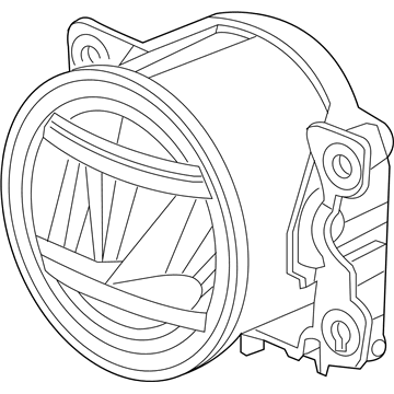 Acura 33950-TEY-Y01 Foglight Assembly, Left Front