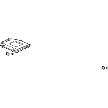 Acura 84500-S0K-A01ZC Tray Assembly, Right Rear (Mild Beige)