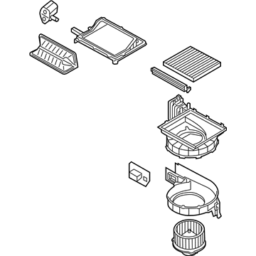 Kia 971004CBA0 Blower Unit