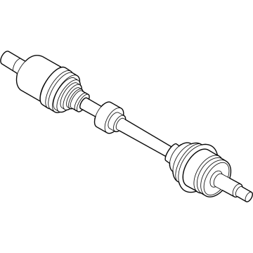 Hyundai 49500-CW000 SHAFT ASSY-DRIVE, LH