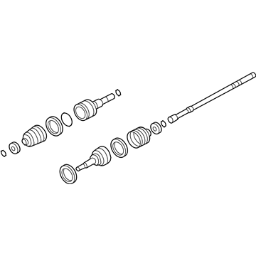 Ford 5L8Z-4234-BD Axle Shaft Assembly