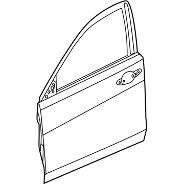 Acura 67050-TZ3-A90ZZ Panel Complete Left Front Dr Dot