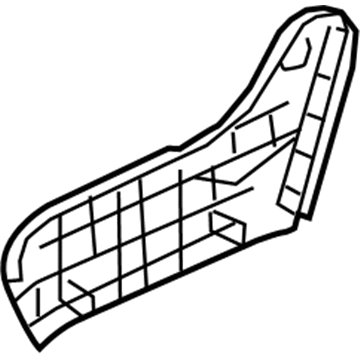 Nissan 87330-4BC4A FINISHER Assembly Cushion, Front Seat