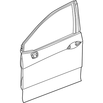 Honda 67050-TRT-A91ZZ Panel, L. FR. Door (DOT)