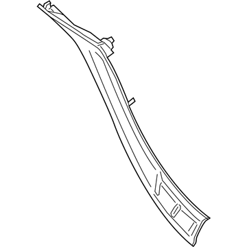 BMW 63-21-7-342-961 Water Channel, Left