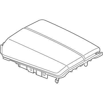 BMW 51-16-6-996-500 ARMREST CENTER CONSOLE LEATH